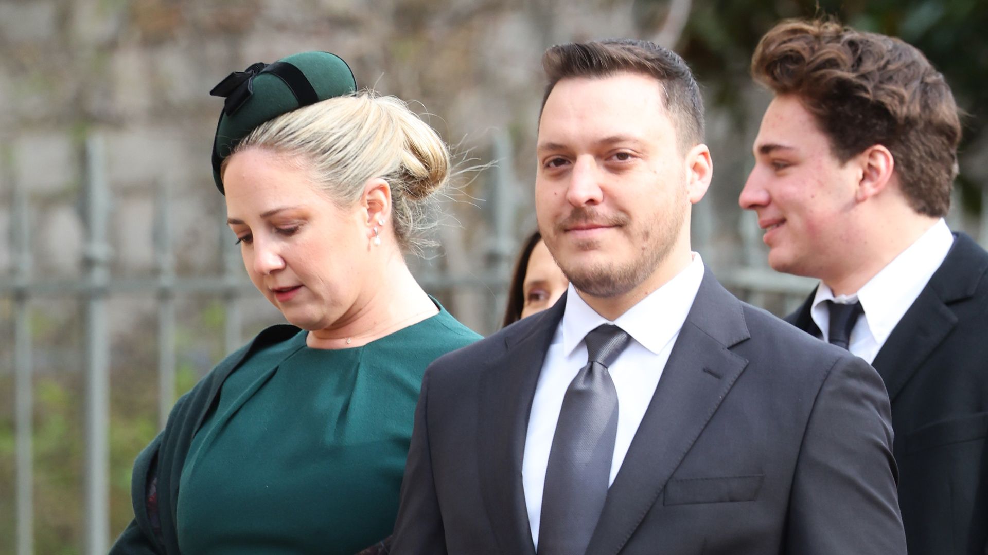 Princess Theodora walking with Matthew Kumar