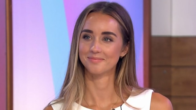 emily andre white dress on loose women 