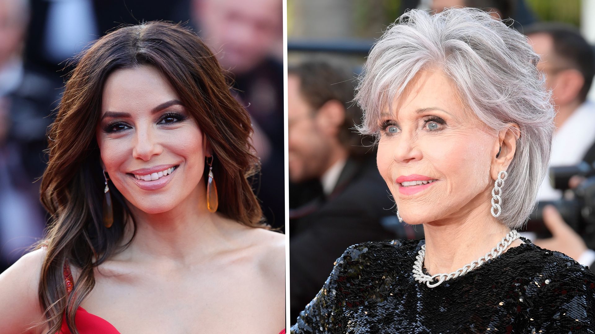 Eva Longoria and Jane Fonda on Cannes 2023 red carpet