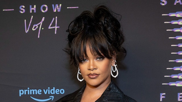 In this image released on November 9, Rihanna attends Rihanna's Savage X Fenty Show Vol. 4 presented by Prime Video at Allied Studios on November 08, 2022 in Simi Valley, California; and broadcast on November 9, 2022.