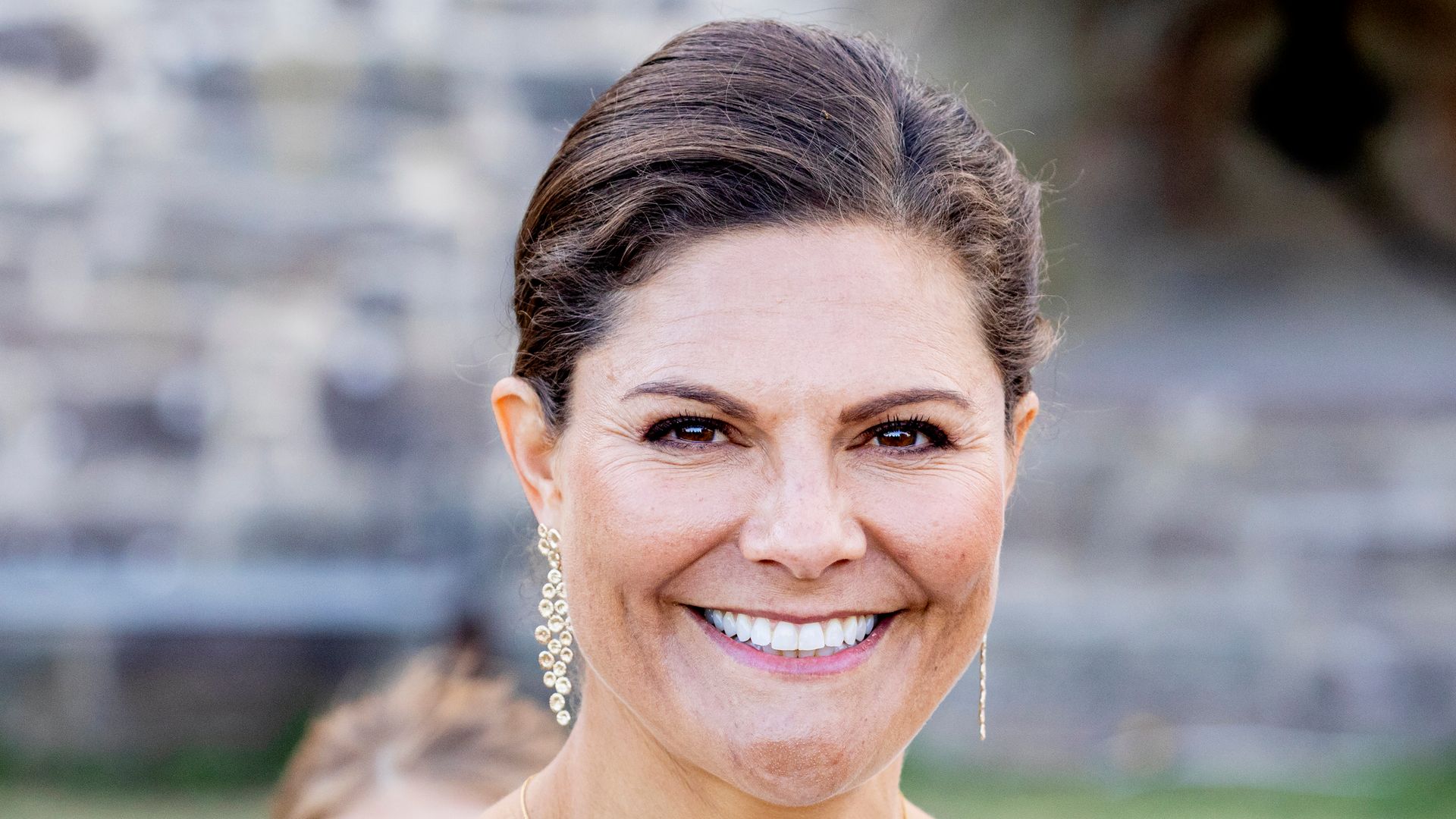 Crown Princess Victoria of Sweden at the Victoria Day concert at Borgholm Castle 