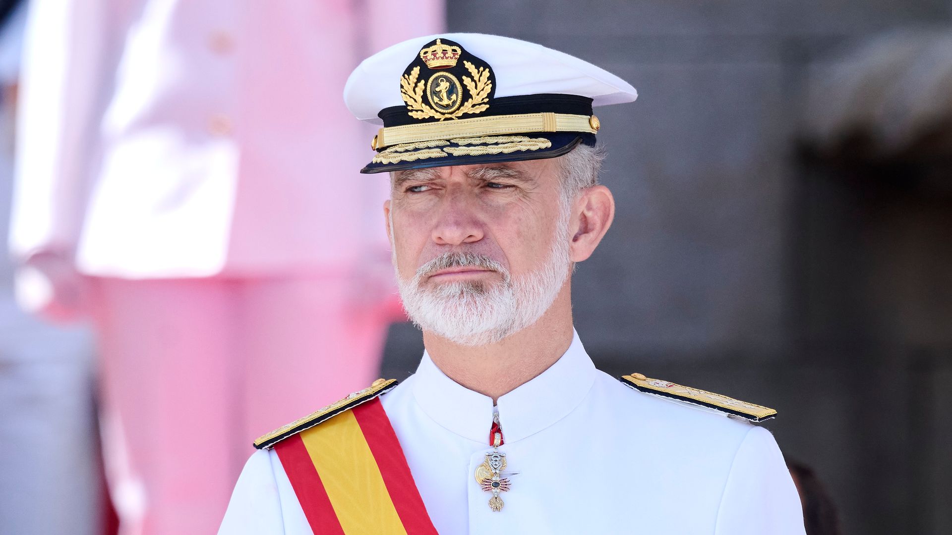 King Felipe in uniform