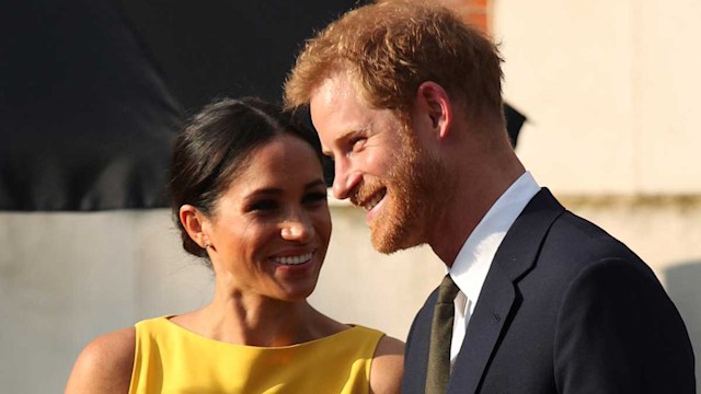 prince harry meghan smiles