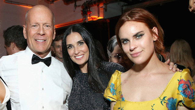 Bruce Willis, Demi Moore and Tallulah Belle Willis attend the after party for the Comedy Central Roast of Bruce Willis at NeueHouse on July 14, 2018 in Los Angeles, California