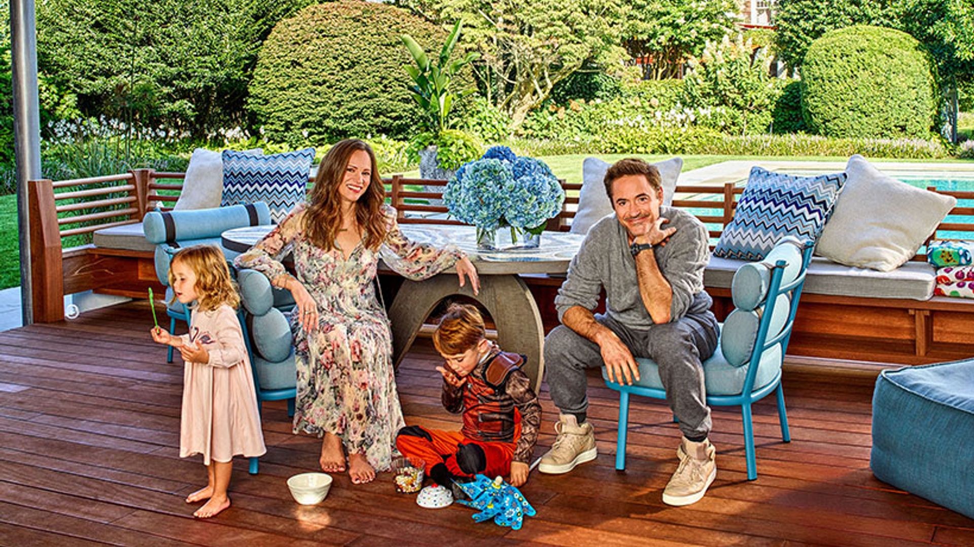 Robert Downey Jr family home architectural digest