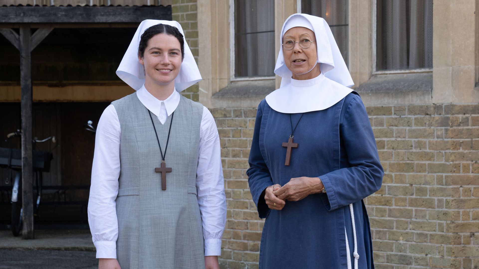 Call The Midwife: Sister Catherine (MOLLY VEVERS), Sister Julienne (JENNY AGUTTER)