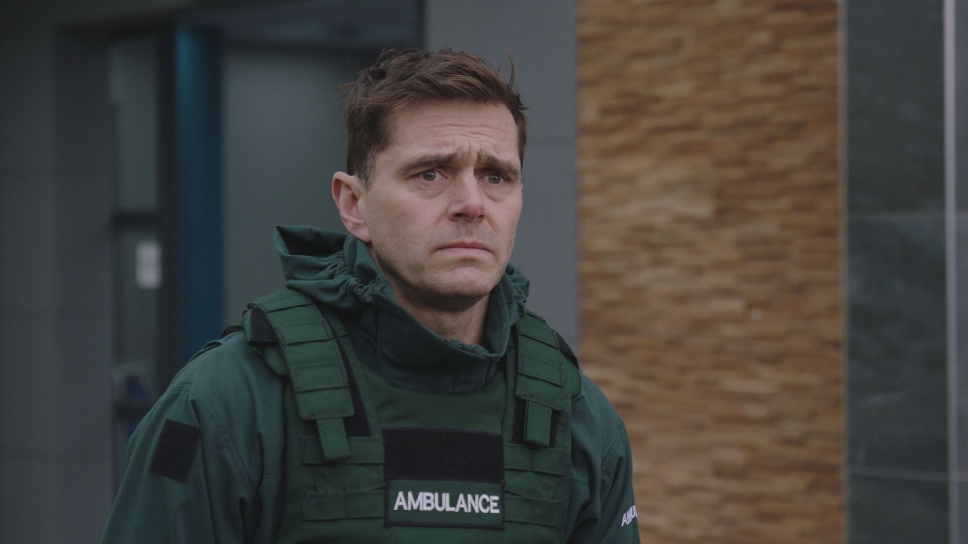 Michael Stevenson as Iain Dean in Casualty