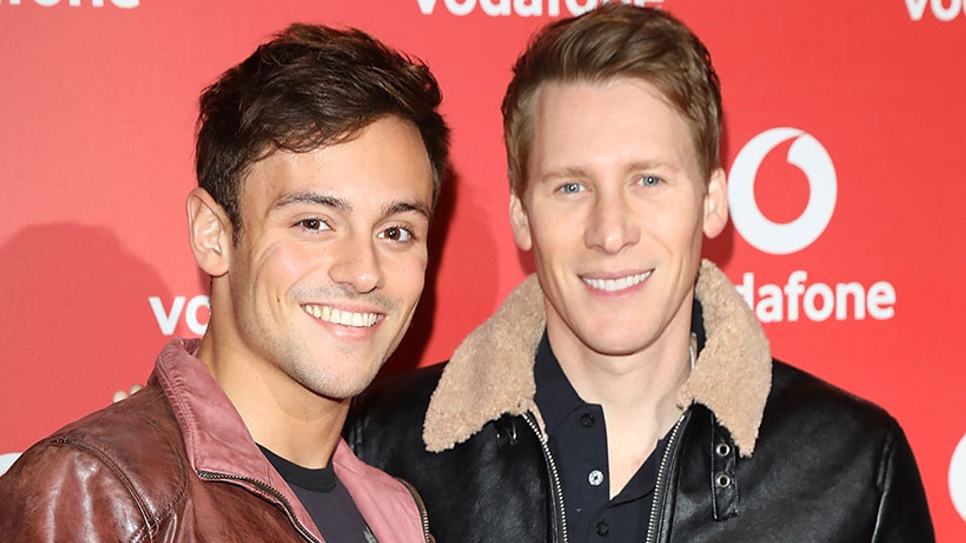 Tom Daley and Dustin Lance Black share surprise baby news as they