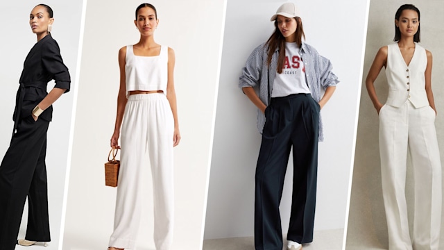 Wide-leg trousers