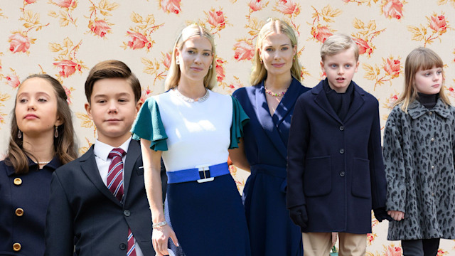 Princess Josephine, Prince Vincent, Lady Amelia and Eliza Spencer, Prince Jacques and Princess Gabriella 