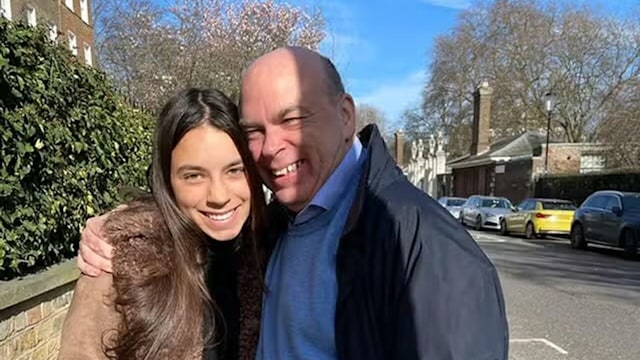 Mike Lynch with his daughter Hannah