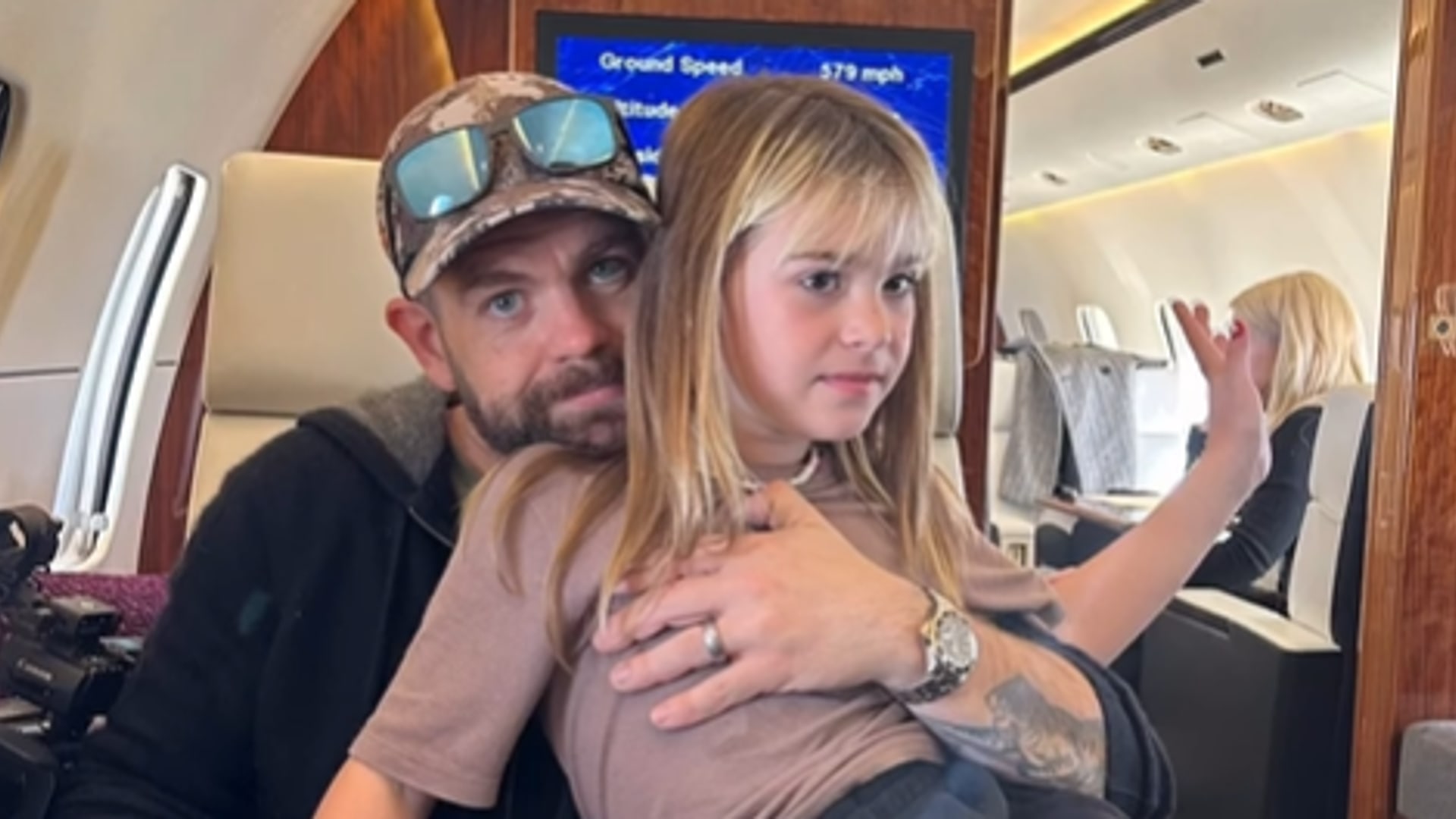 Jack Osbourne with his daughter, Andy