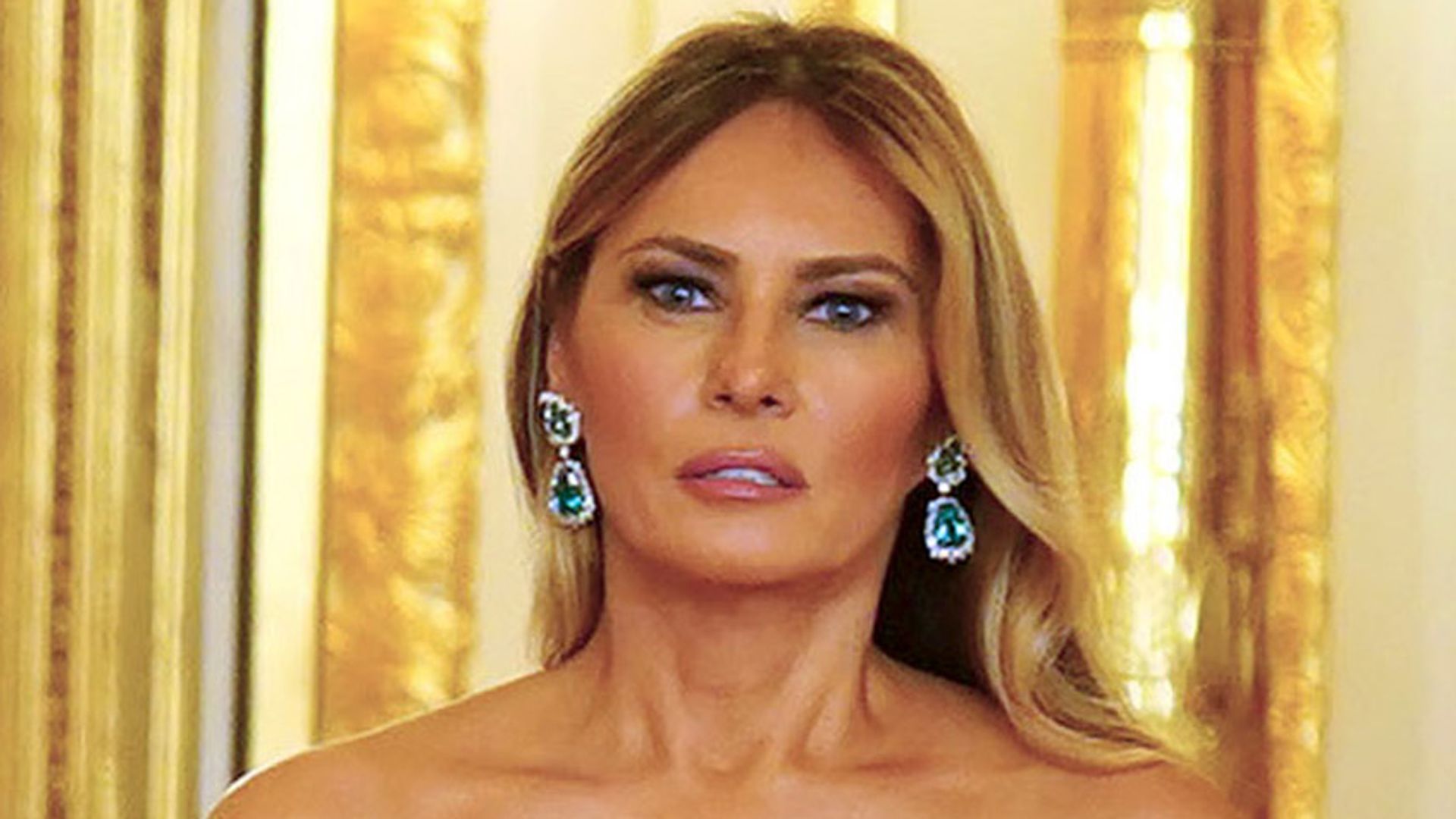 WINDSOR, ENGLAND - SEPTEMBER 17:  U.S. President Donald Trump and First Lady Melania Trump arrive for the State Banquet hosted by King Charles III and members of the Royal Family at Windsor Castle during the state visit by the President of the United States of America on September 17, 2025 in Windsor, England. President Trump is in England from Sept. 16-18 on his second UK state visit, with the previous one taking place in 2019 during his first presidential term.  (Photo by Aaron Chown-WPA Pool/Getty Images)