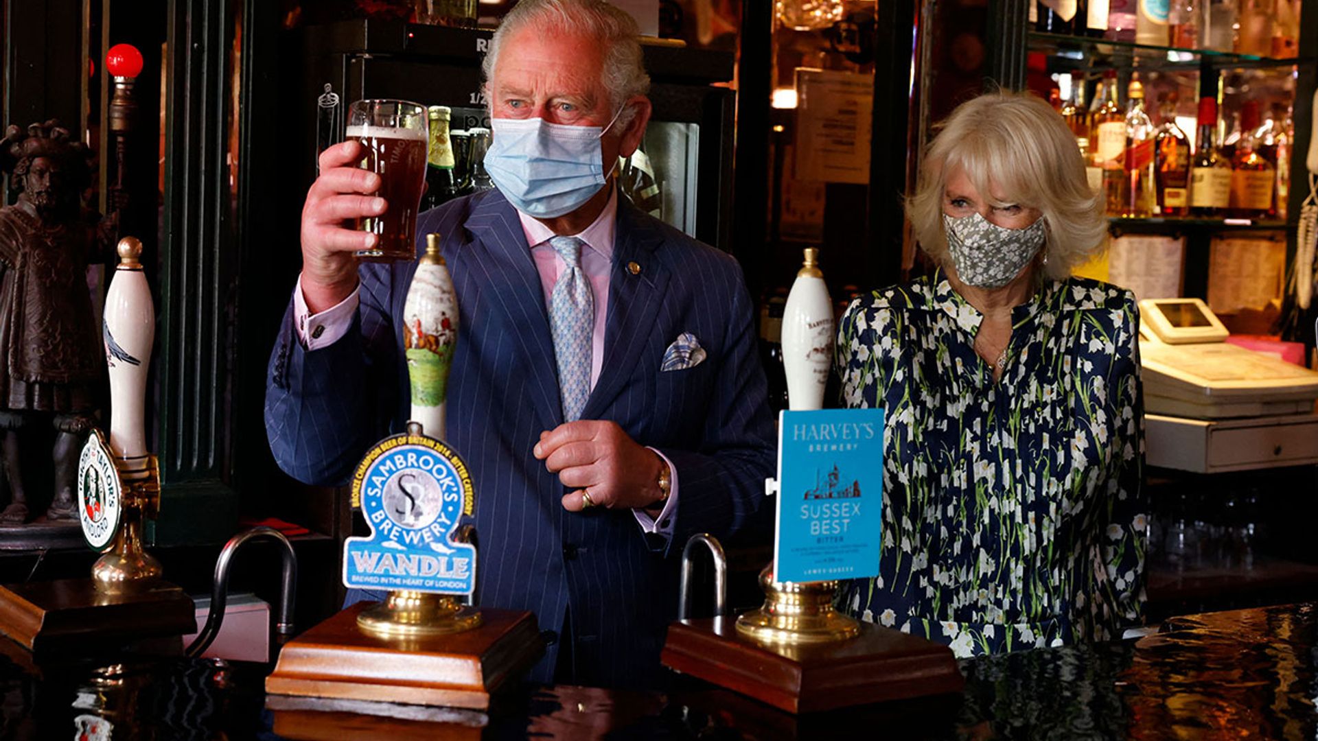 charles camilla visit clapham pub