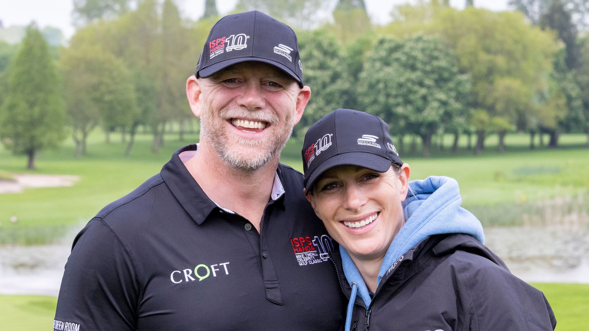 Mike and Zara Tindall celebrity golf day