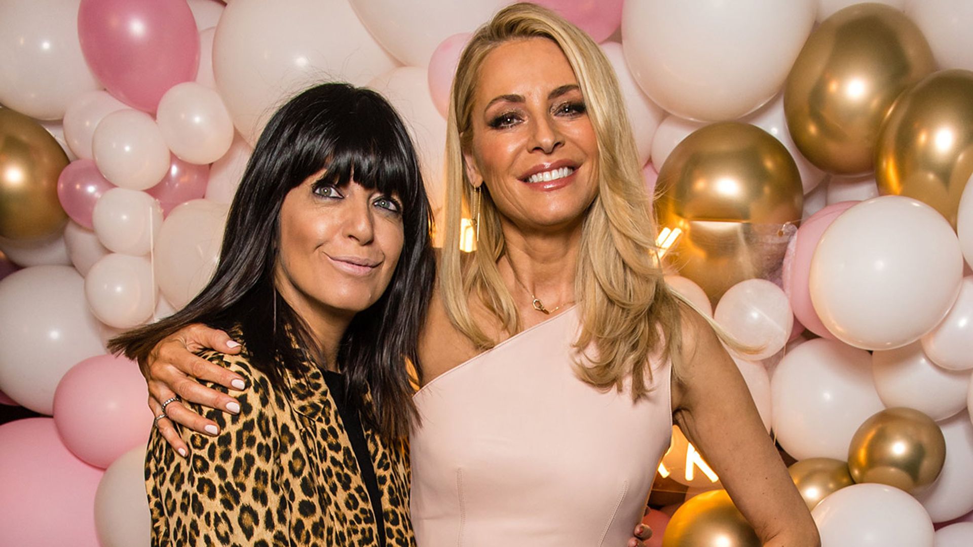 claudia winkleman and tess daly balloons