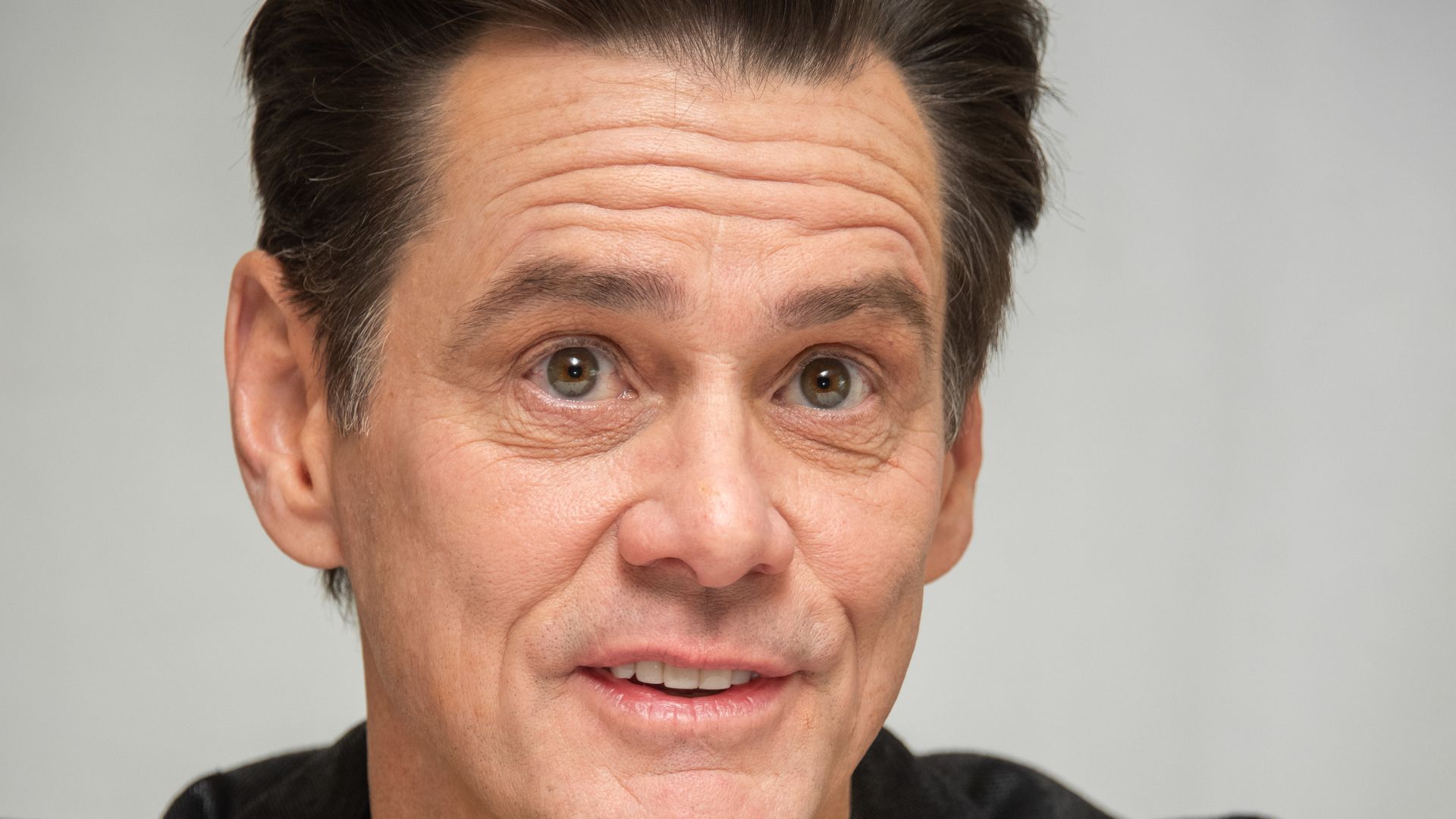 Jim Carrey at the "Sonic The Hedgehog" Press Conference