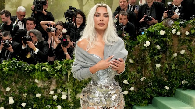 kim k at the met gala