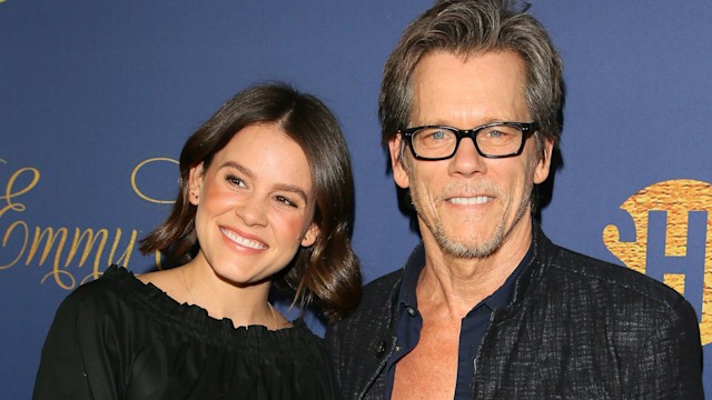 LOS ANGELES, CA - SEPTEMBER 16: Kevin Bacon and daughter Sosie Bacon attend the Showtime Emmy eve nominees celebration on September 16, 2018 in Los Angeles, California. (Photo by JB Lacroix/WireImage)