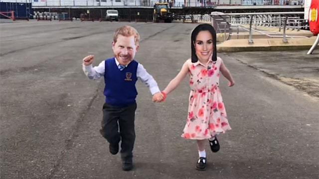 prince harry meghan markle little