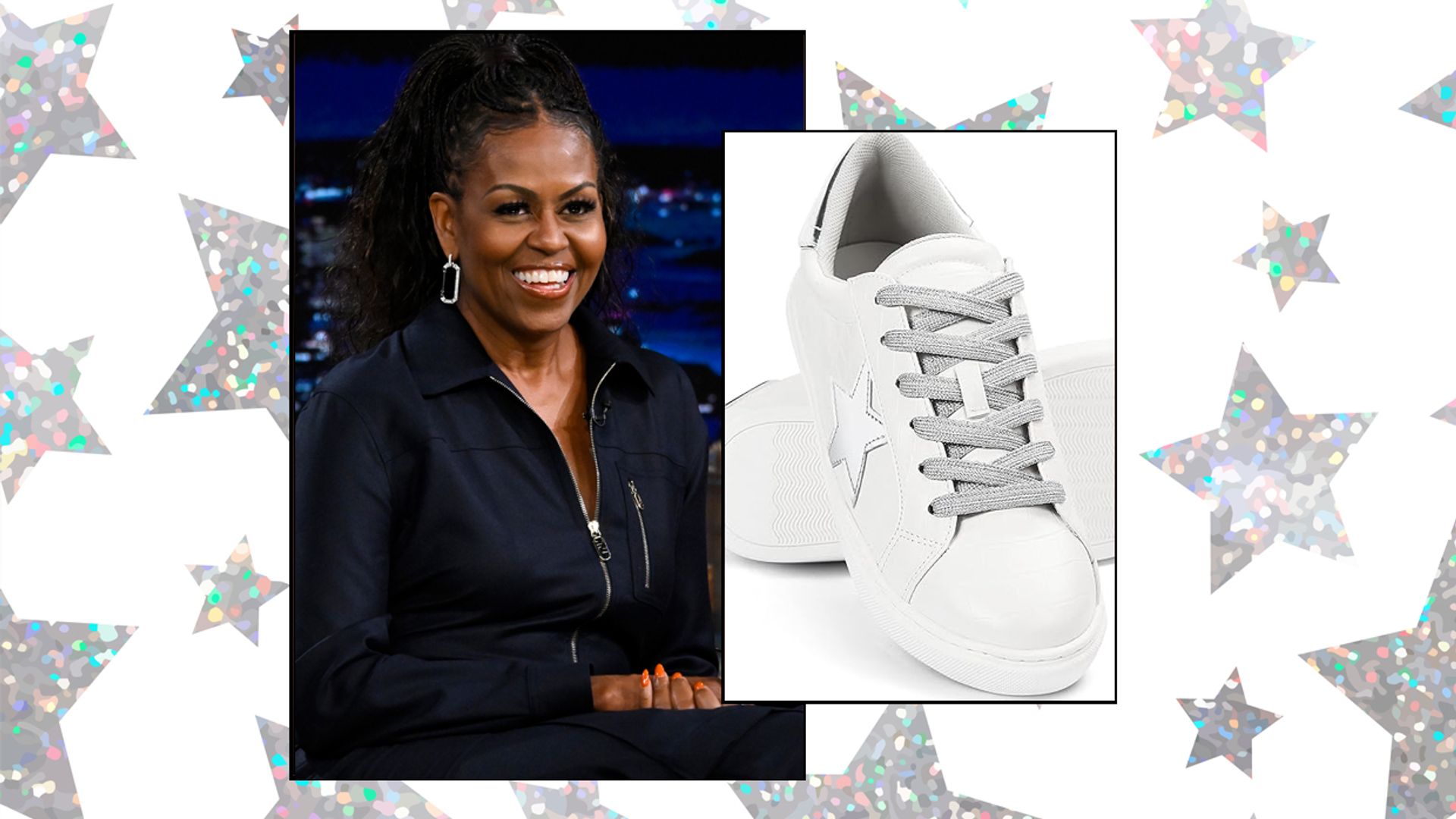 Michelle Obama star sneaker lookalikes