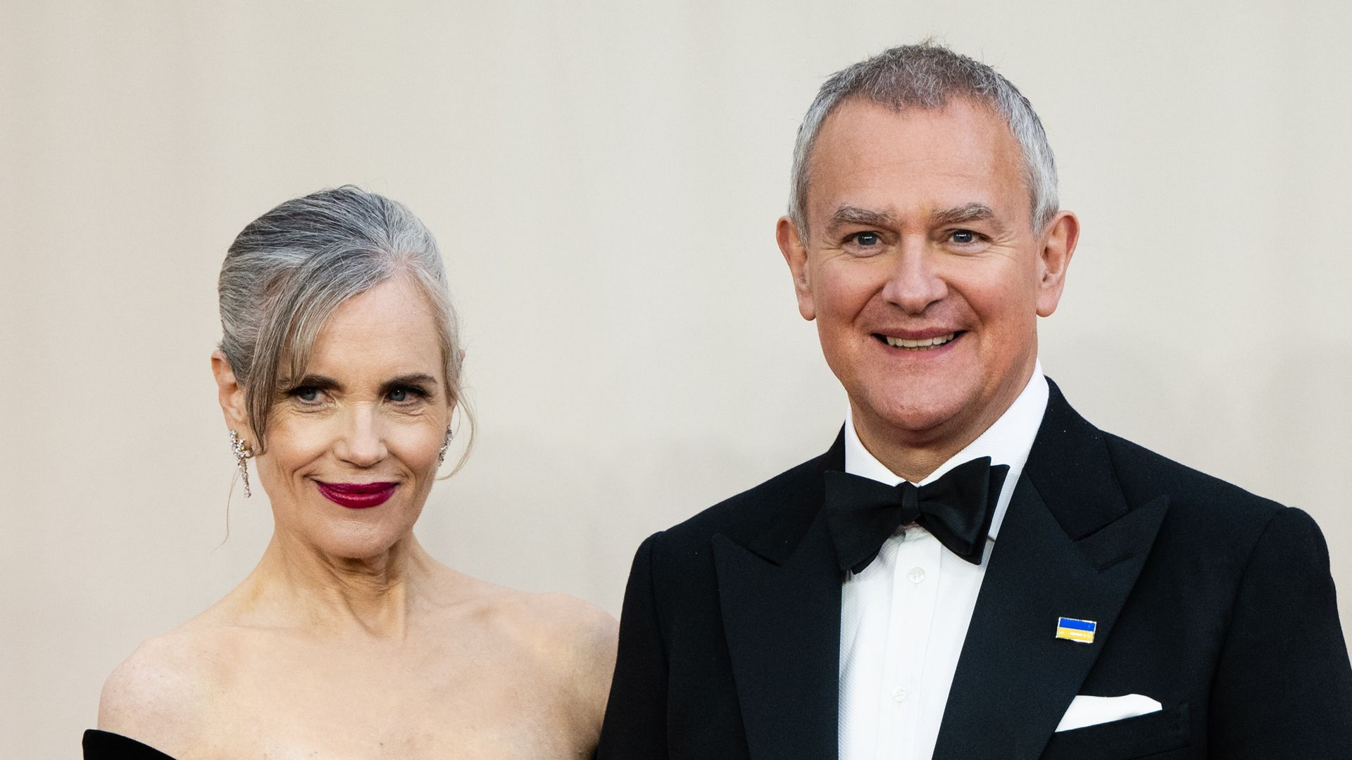 Hugh Bonneville, 61, reunites with 'screen wife' in age-defying photo