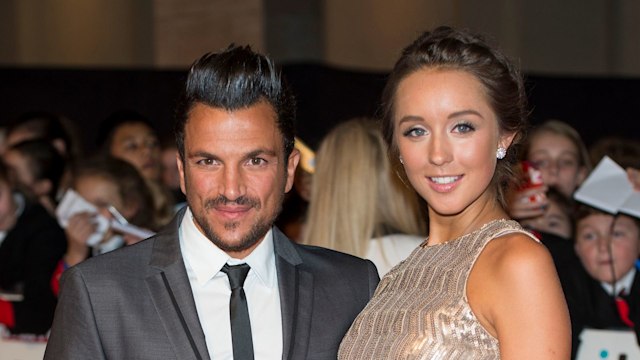 couple on the red carpet in black tie 