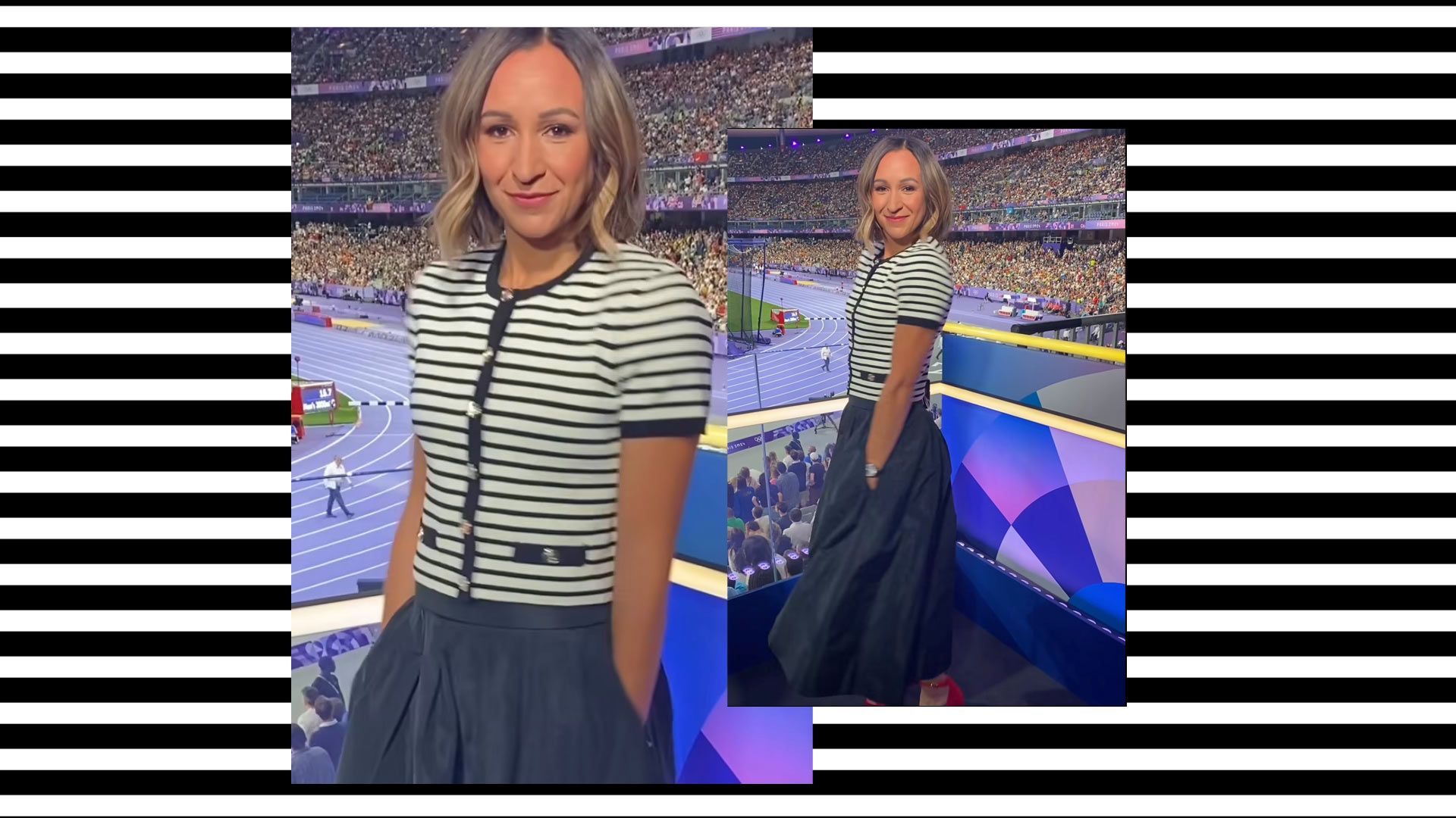 Jessica in Paris! Dame Jessica Ennis’ Parisian chic outfit is going straight on my moodboard