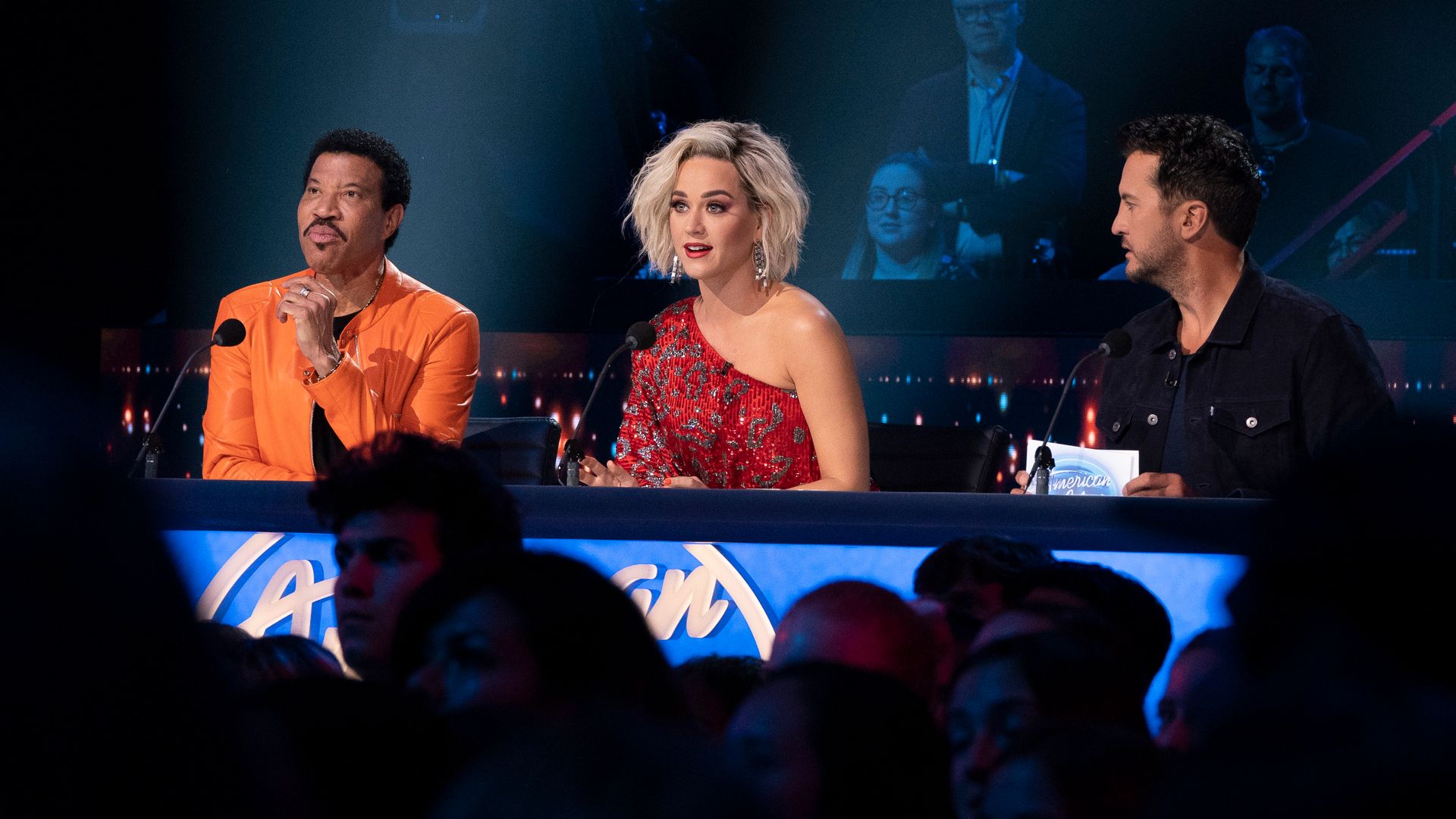 American Idol's Katy Perry, Lionel Richie, and Luke Bryan make