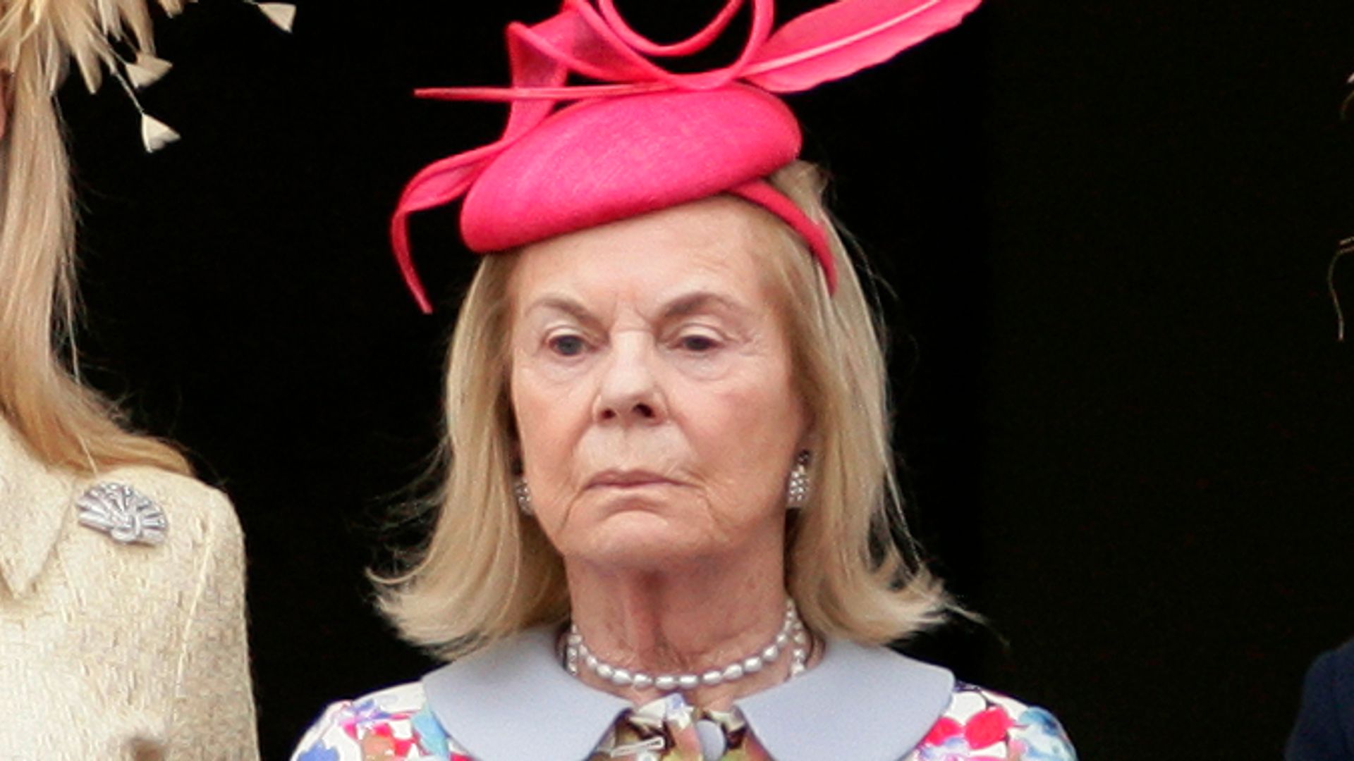 The Duchess of Kent in a floral dress