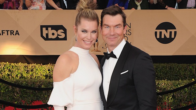 Actress Rebecca Romijn and huband Jerry O'Connell