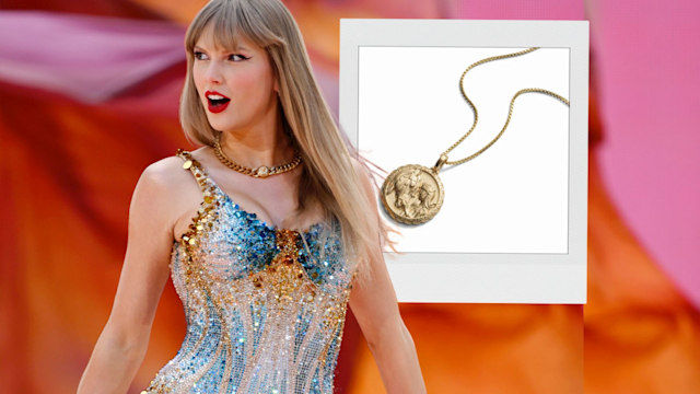 taylor swift goddess necklace eras tour.