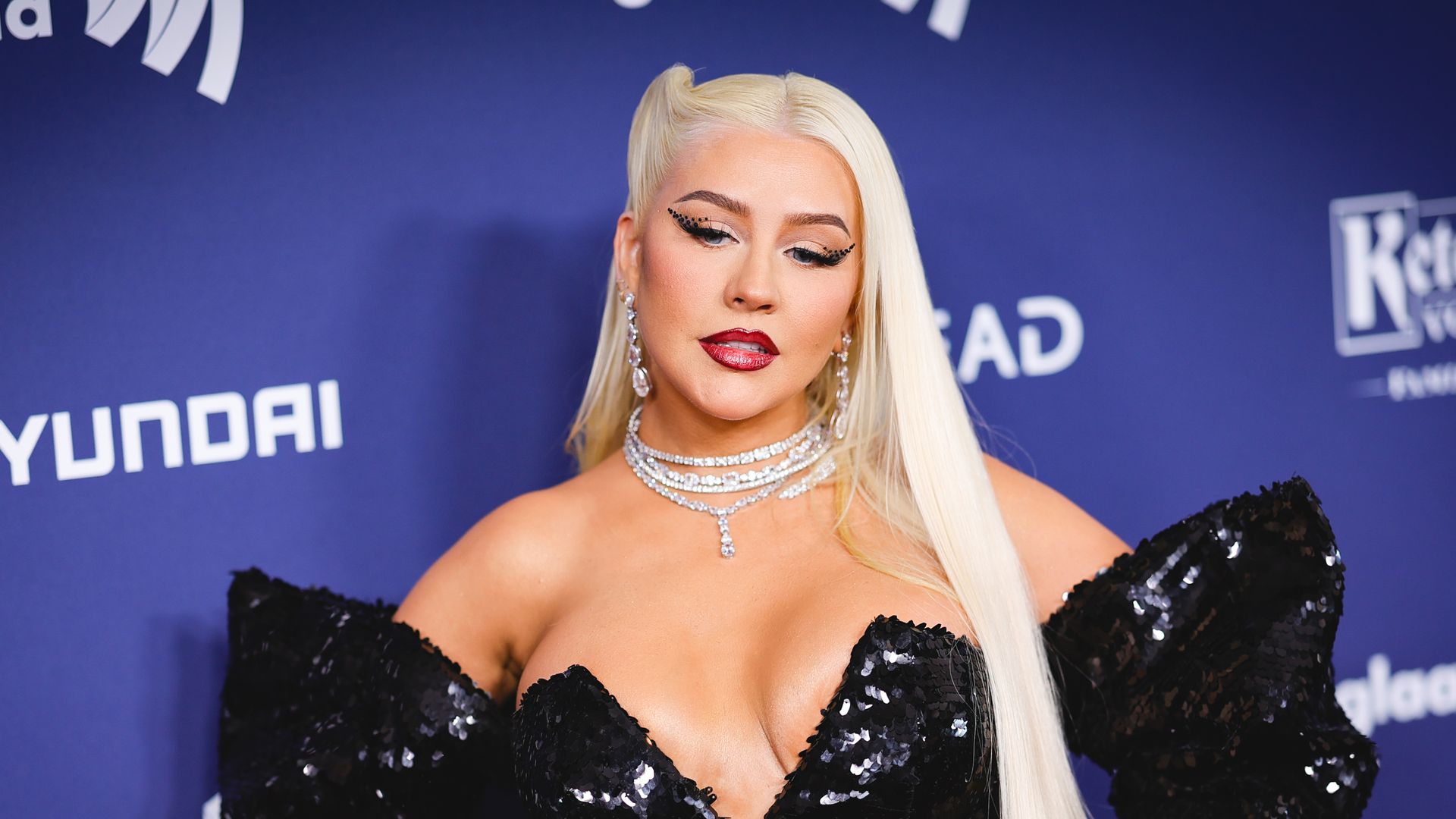 Christina Aguilera attends the 34th Annual GLAAD Media Awards Los Angeles at The Beverly Hilton on March 30, 2023 in Beverly Hills, California