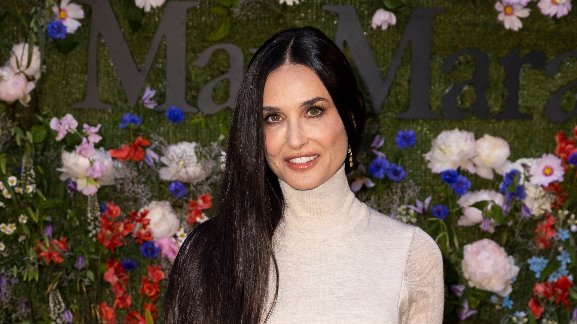 Demi Moore attends the Max Mara Resort 2024 Collection Fashion Show on June 11, 2023 in Stockholm, Sweden