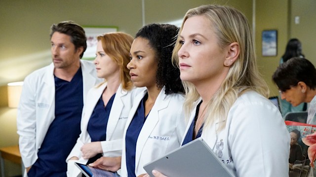 MARTIN HENDERSON, SARAH DREW, KELLY MCCREARY, JESSICA CAPSHAW on Grey's Anatomy