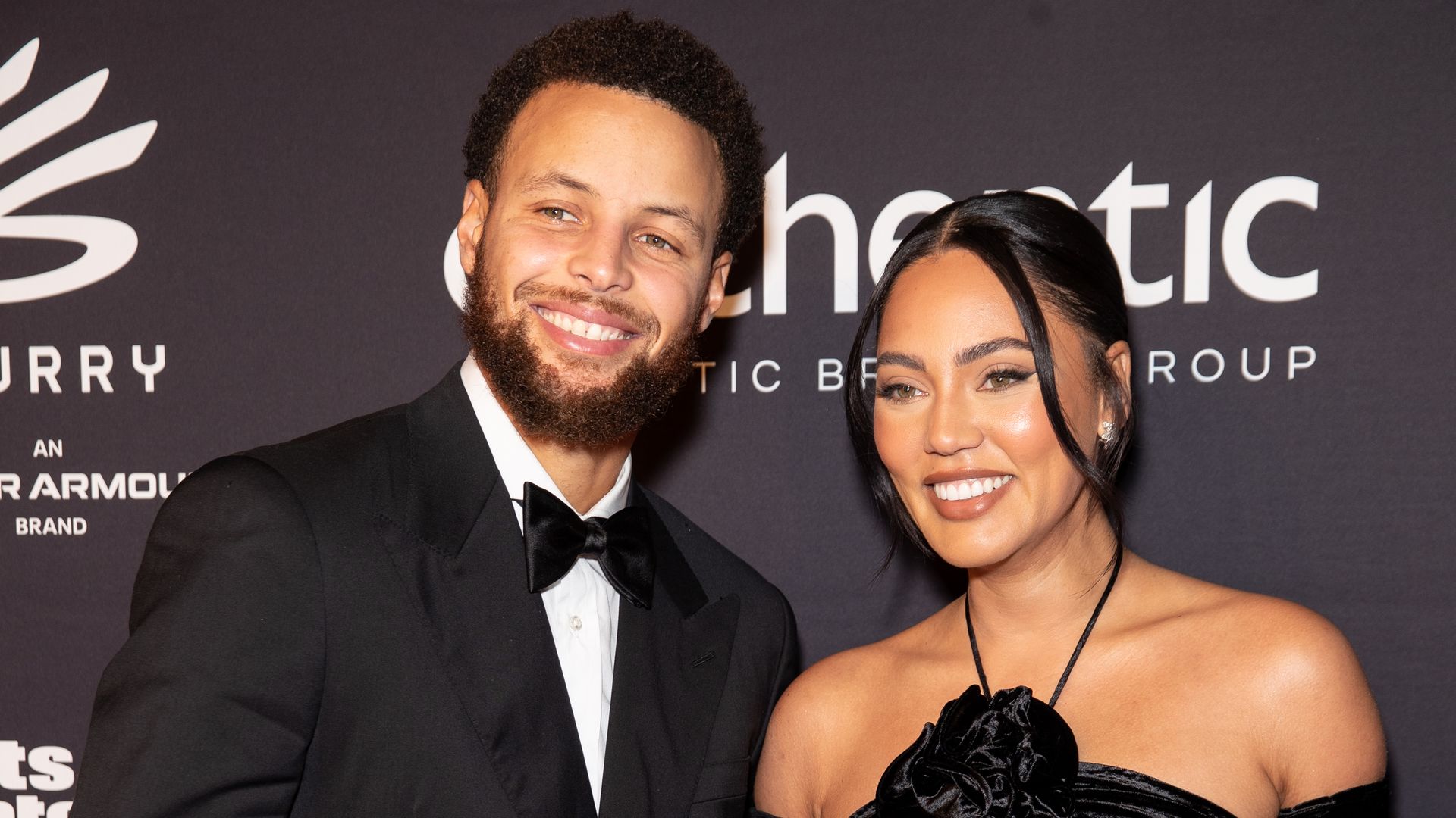 SAN FRANCISCO, CALIFORNIA - DECEMBER 08: Steph and Ayesha Curry arrive at 2022 Sports Illustrated Sportsperson Of The Year Awards at The Regency Ballroom on December 08, 2022 in San Francisco, California. (Photo by Miikka Skaffari/Getty Images)