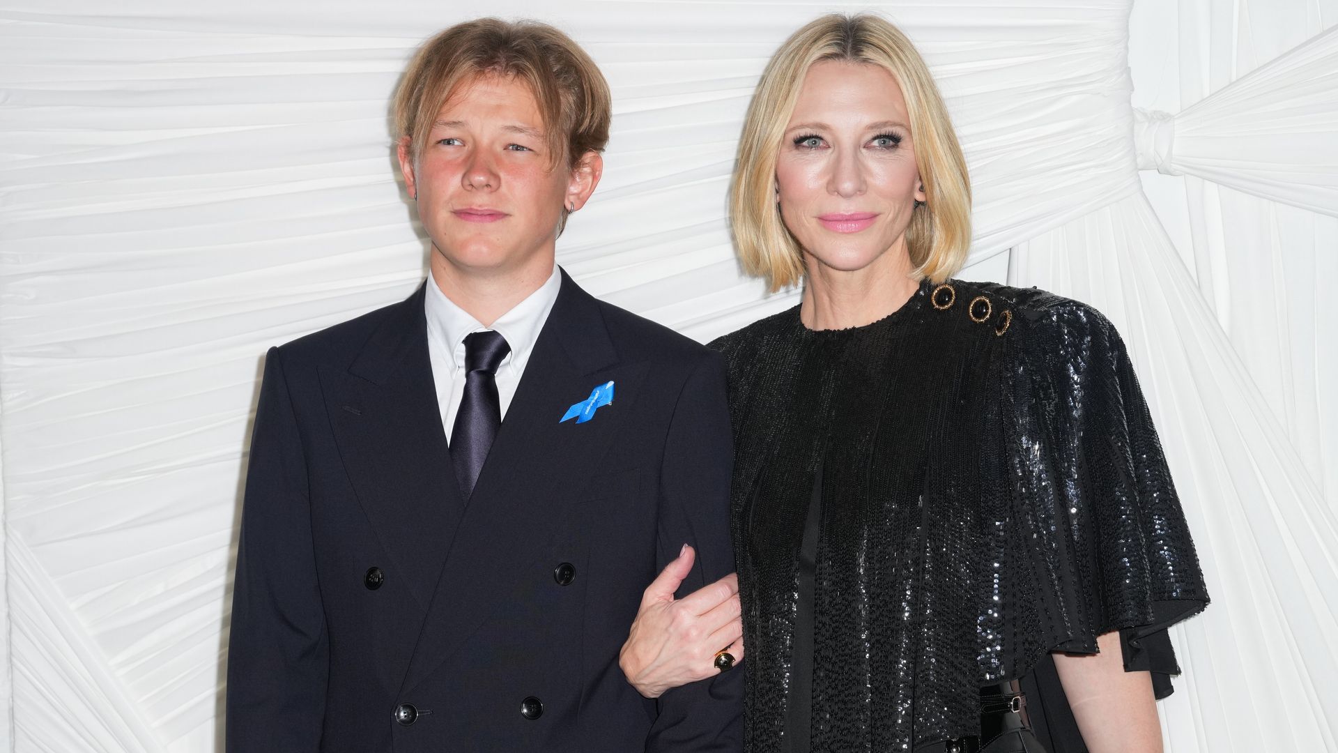 Cate Blanchett's eldest son, 22, makes rare red carpet appearance alongside mom's A-list friends