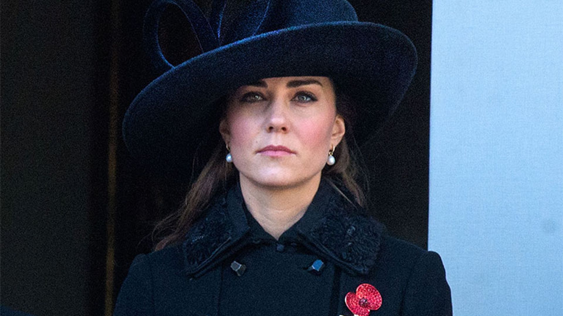 Kate Middleton poppy brooch