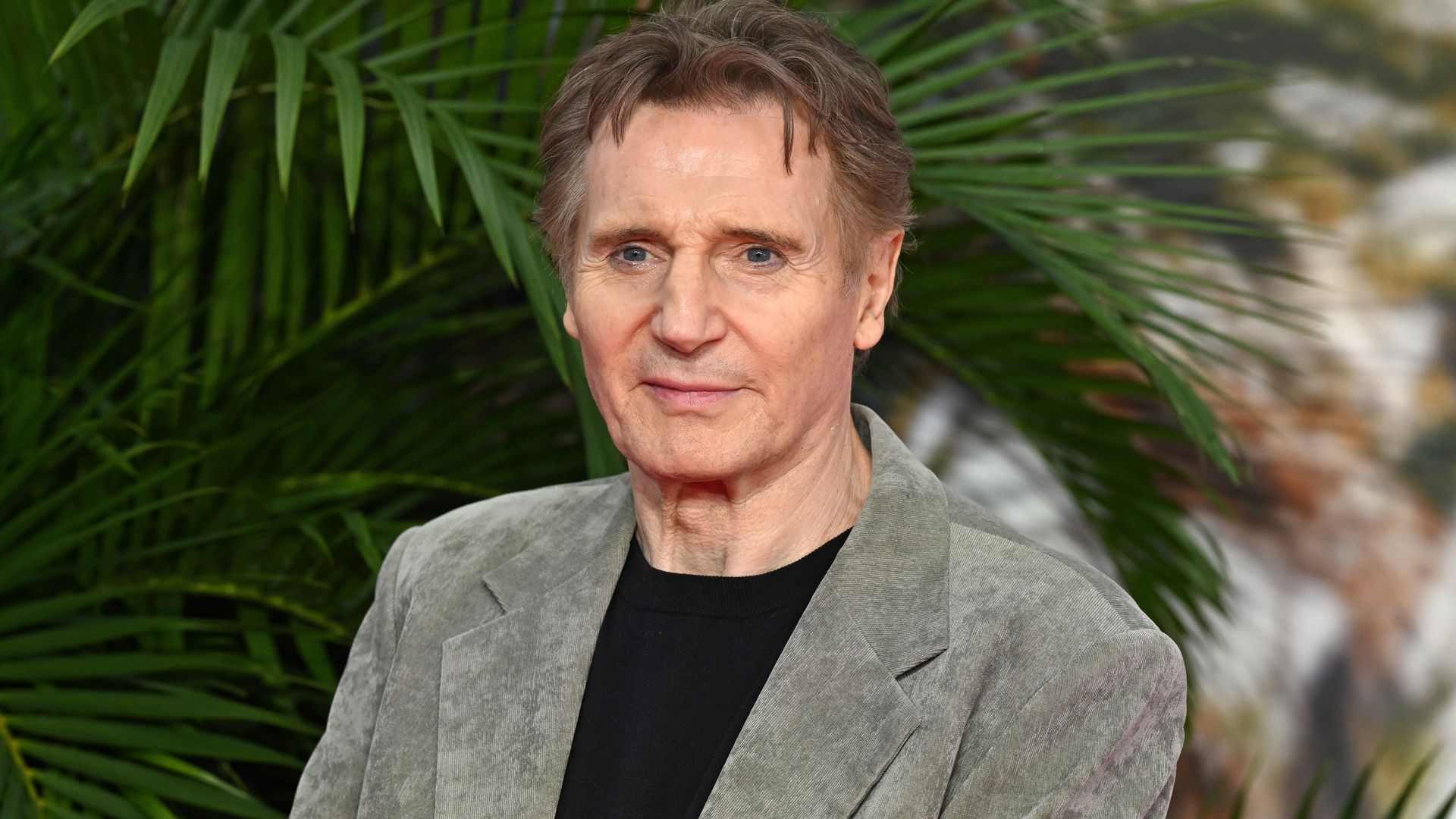 Liam Neeson attends "The Naked Gun" UK Premiere at Cineworld Leicester Square on July 22, 2025, in London, England