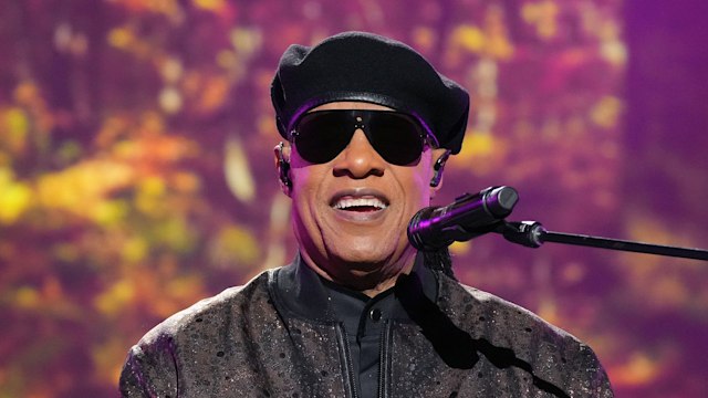 Stevie Wonder performs onstage during MusiCares Persons of the Year Honoring Berry Gordy and Smokey Robinson at Los Angeles Convention Center on February 03, 2023 in Los Angeles, California.