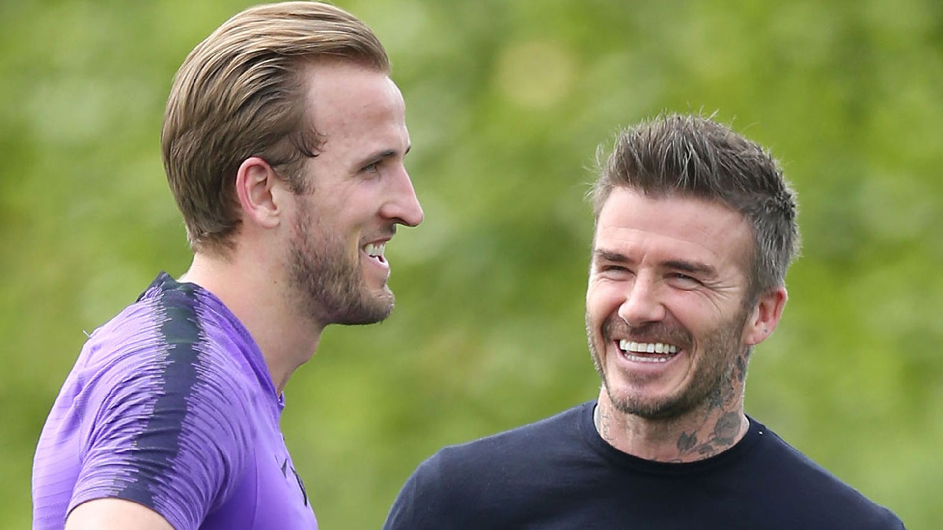 When young Harry Kane met England hero David Beckham - a look back at ...