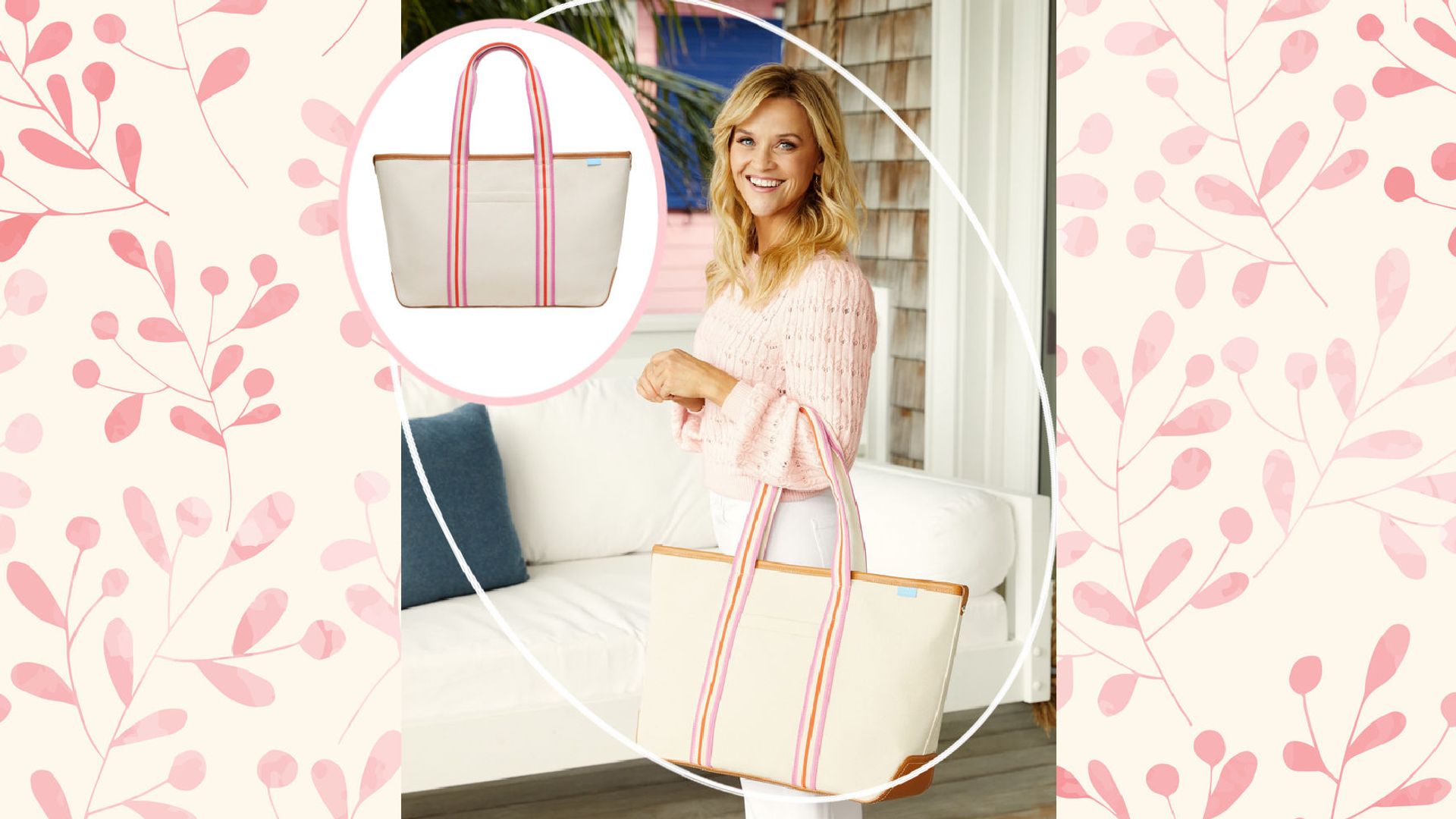 reese witherspoon draper james birthday tote bag 2024