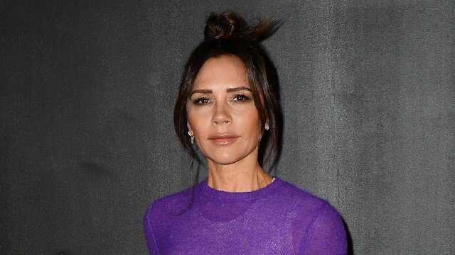Victoria Beckham attends the Saint-Laurent Womenswear Fall/Winter 2022/2023 show as part of Paris Fashion Week on March 01, 2022 in Paris, France.