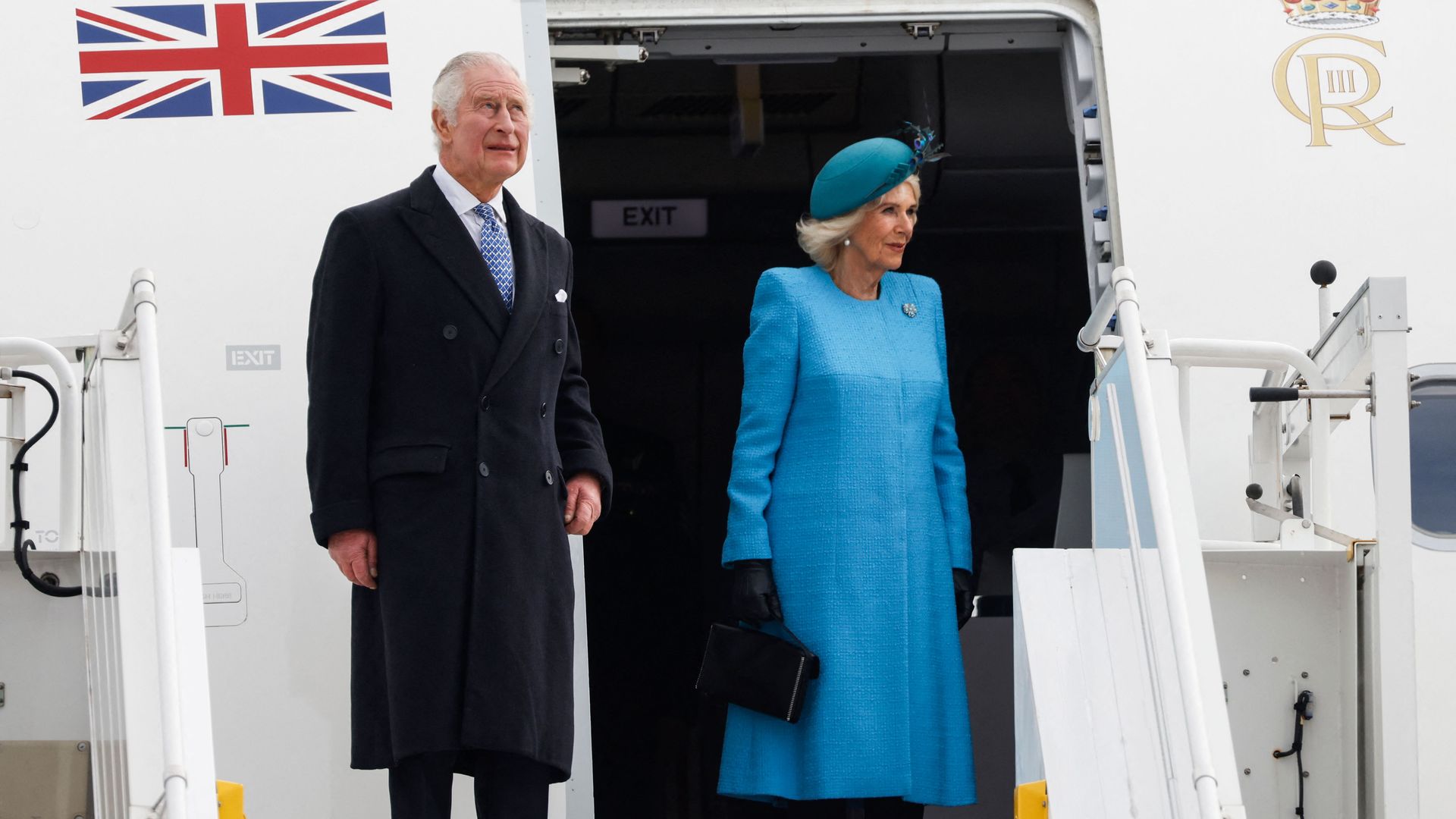 King Charles and Queen Consort Camilla arrive in Germany for state visit