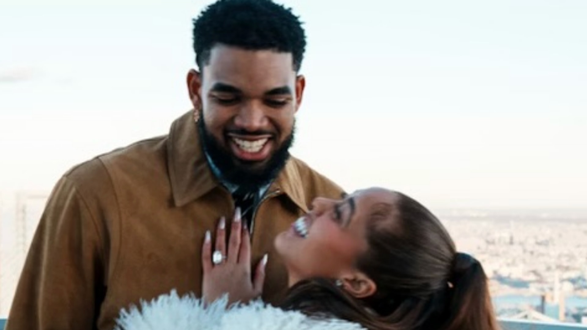 The happy couple have been together for 5 years