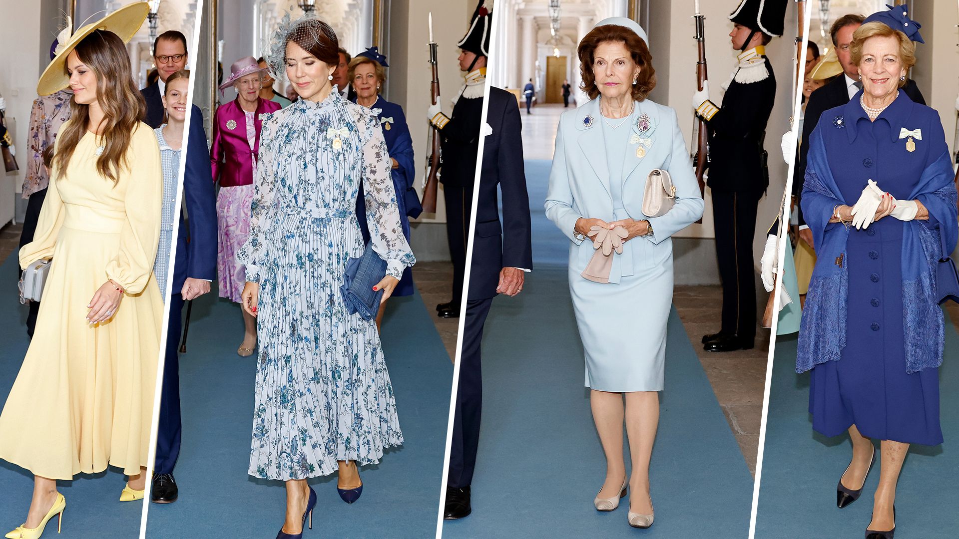 The royals at King Carl Gustaf's Golden Jubilee 

