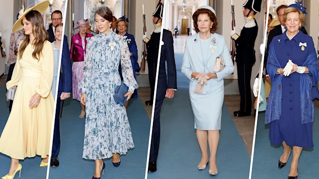 The royals at King Carl Gustaf's Golden Jubilee 

