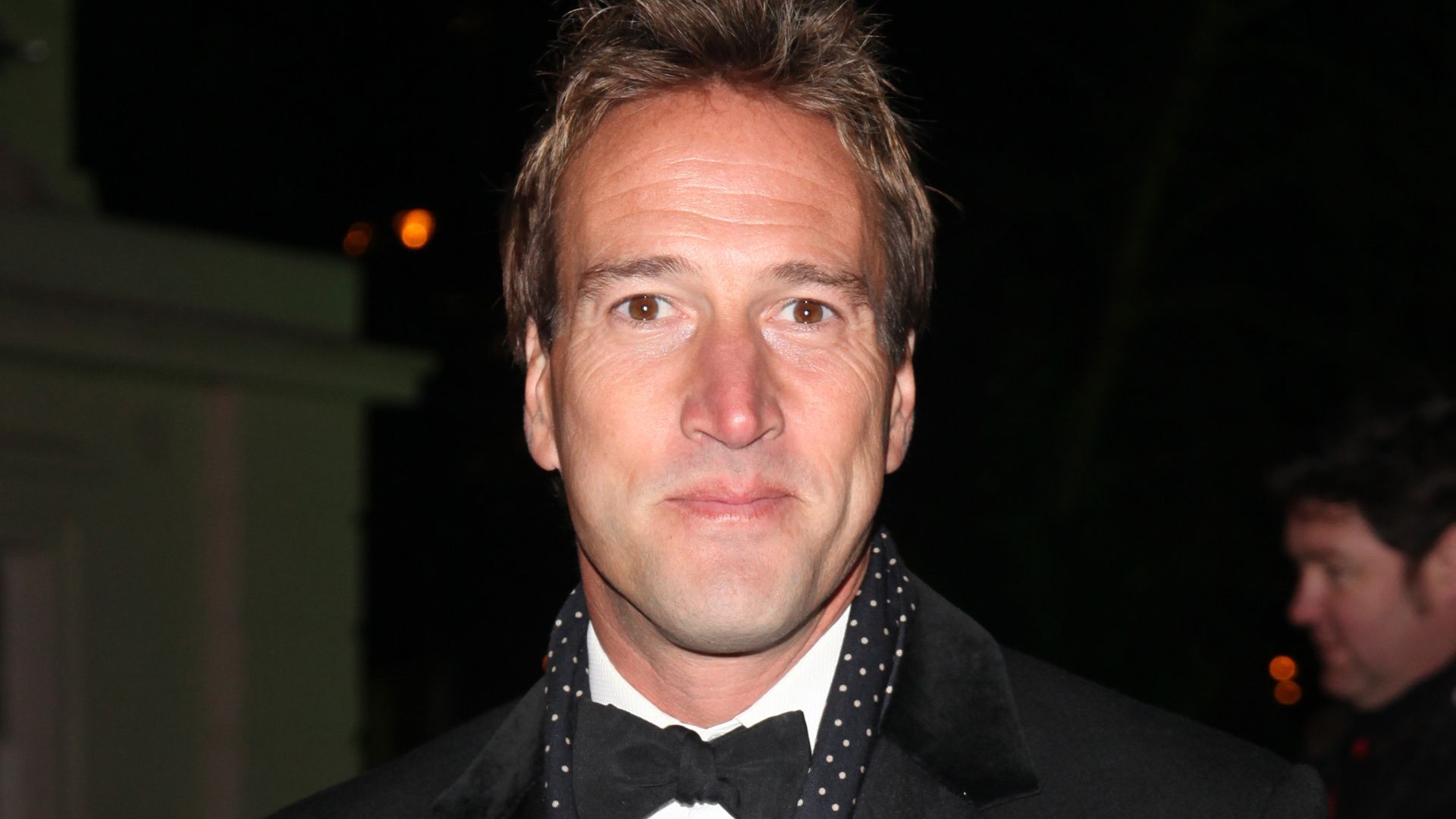 ben fogle in smart suit with bow tie