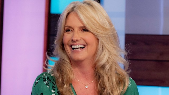 penny lancaster in green dress on loose women