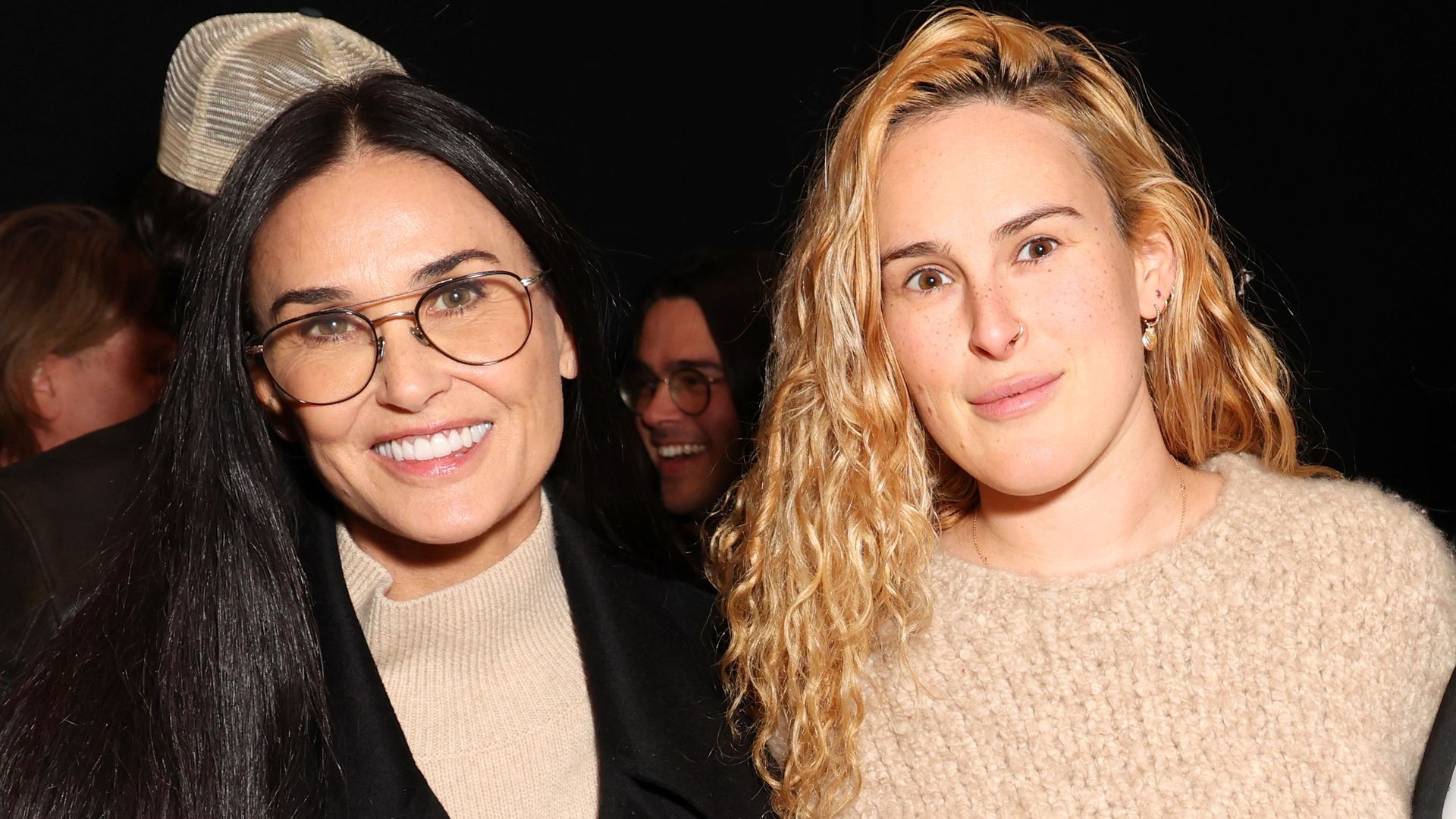 Demi Moore, 61, looks fresh-faced for surprise appearance with daughter ...